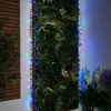 WeRChristmas LINK PRO LED Cluster Lights, Black Cable, Multi Colour