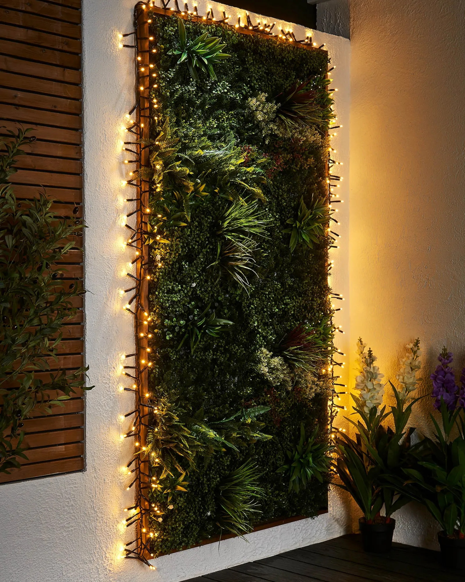 WeRChristmas LINK PRO LED Cluster Lights, Black Cable, Warm White