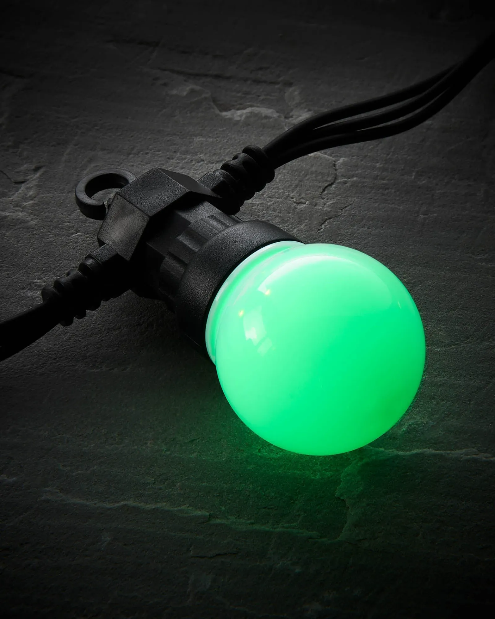WeRChristmas LINK PRO LED Festoon Lights, Black Cable, Multi Colour