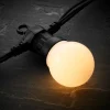 WeRChristmas LINK PRO LED Festoon Lights, Black Cable, Warm White