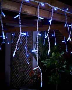 WeRChristmas LINK PRO LED Icicle Lights, Blue