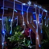 WeRChristmas LINK PRO LED Icicle Lights, Blue / White