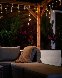 WeRChristmas LINK PRO LED Icicle Lights, Warm White