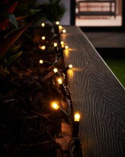 WeRChristmas LINK PRO LED String Lights, Black Cable, Warm White