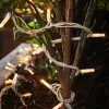 WeRChristmas LINK PRO LED String Lights, White Cable, Warm White