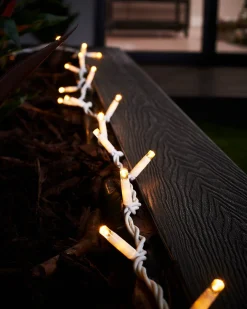 WeRChristmas LINK PRO LED String Lights, White Cable, Warm White