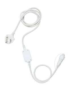 WeRChristmas LINK PRO 2m White Starter Cable - Powers Up To 12,000 LEDs
