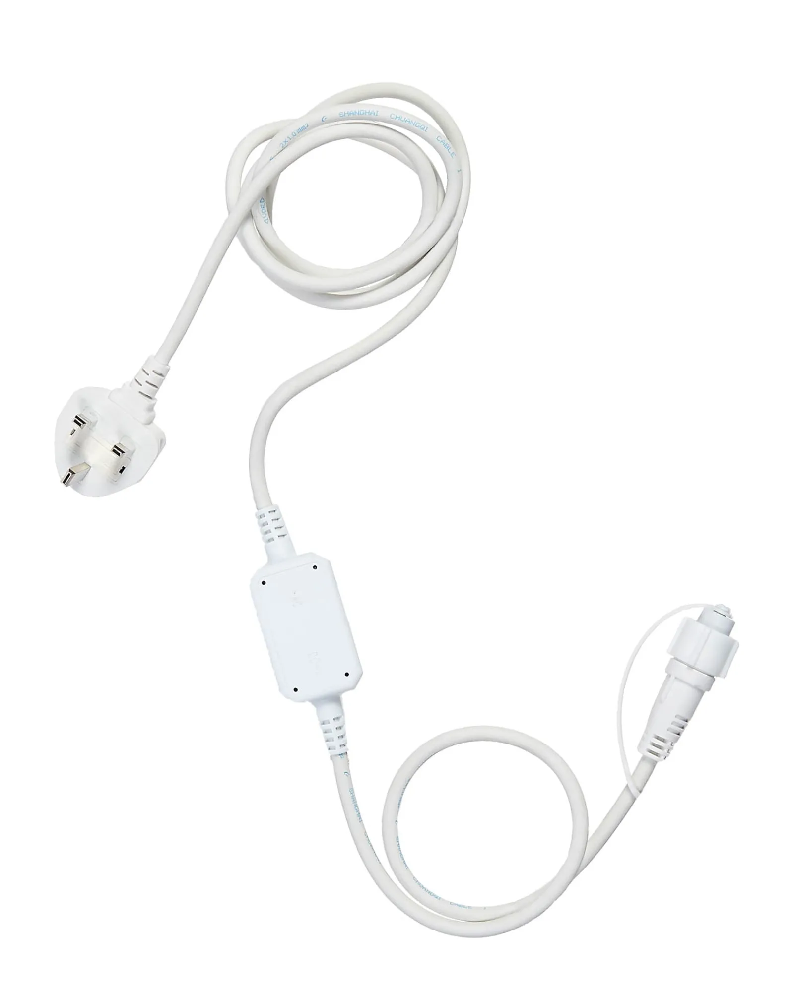 WeRChristmas LINK PRO 2m White Starter Cable - Powers Up To 12,000 LEDs