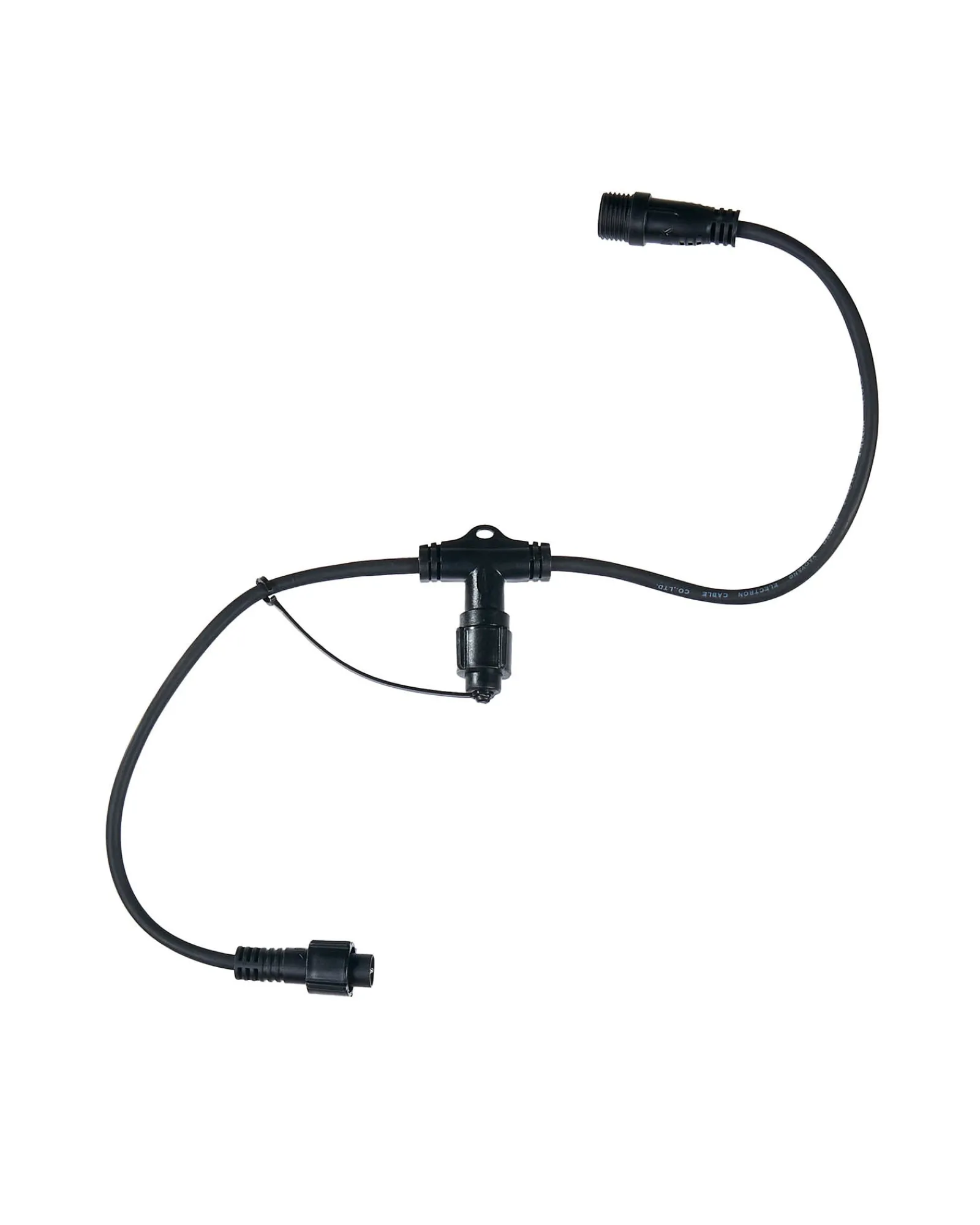 WeRChristmas LINK PRO T Cord Connector, Connectable, Black