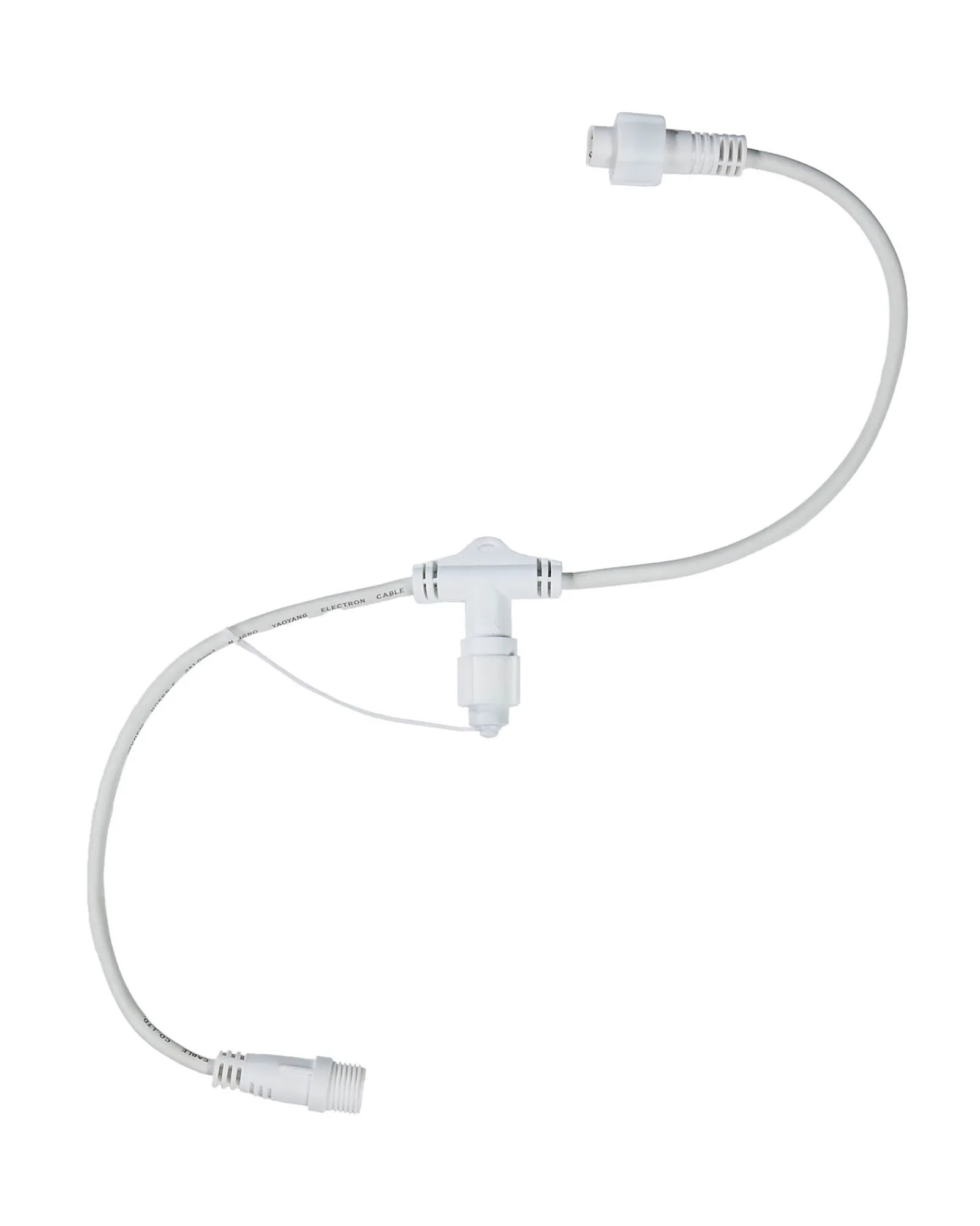 WeRChristmas LINK PRO T Cord Connector, Connectable, White