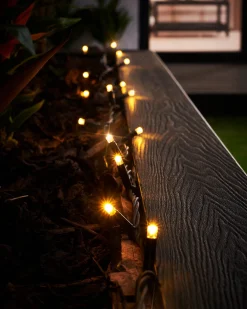 WeRChristmas LINK PRO Twinkle LED String Lights, Black Cable, Warm White
