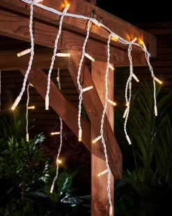 WeRChristmas LINK PRO Twinkling LED Icicle Lights, Warm White