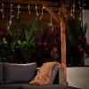WeRChristmas LINK PRO Twinkling LED Icicle Lights, Warm White / White