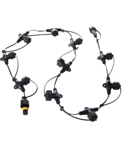 WeRChristmas LINK UP 10 T Port Curtain Connectors, Connectable, Black Cable