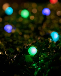 WeRChristmas LINK UP LED Berry Lights, Black Cable, Pastel Multi Colour