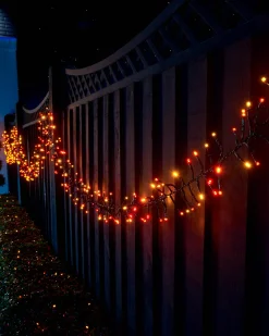WeRChristmas LINK UP LED Cluster Lights, Black Cable, Autumn Colour