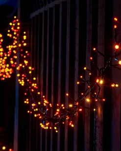 WeRChristmas LINK UP LED Cluster Lights, Black Cable, Autumn Colour