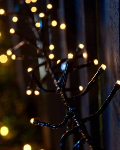 WeRChristmas LINK UP LED Cluster Lights, Black Cable, Warm White