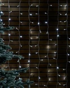 WeRChristmas LINK UP LED Curtain Lights, White Cable, 2 M X 2.5 M, White