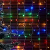 WeRChristmas LINK UP LED Curtain Lights, White Cable, 1 M X 1.2 M, Multi Colour