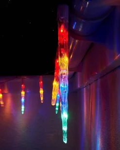 WeRChristmas LINK UP LED Icicle Drop Lights, Multi Colour
