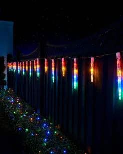 WeRChristmas LINK UP LED Icicle Drop Lights, Multi Colour