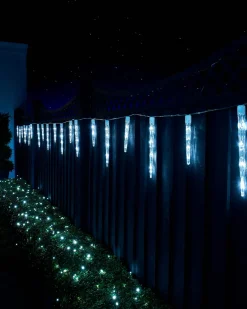 WeRChristmas LINK UP LED Icicle Drop Lights, White
