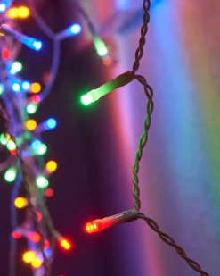 WeRChristmas LINK UP LED Icicle Lights, White Cable, Multi Colour