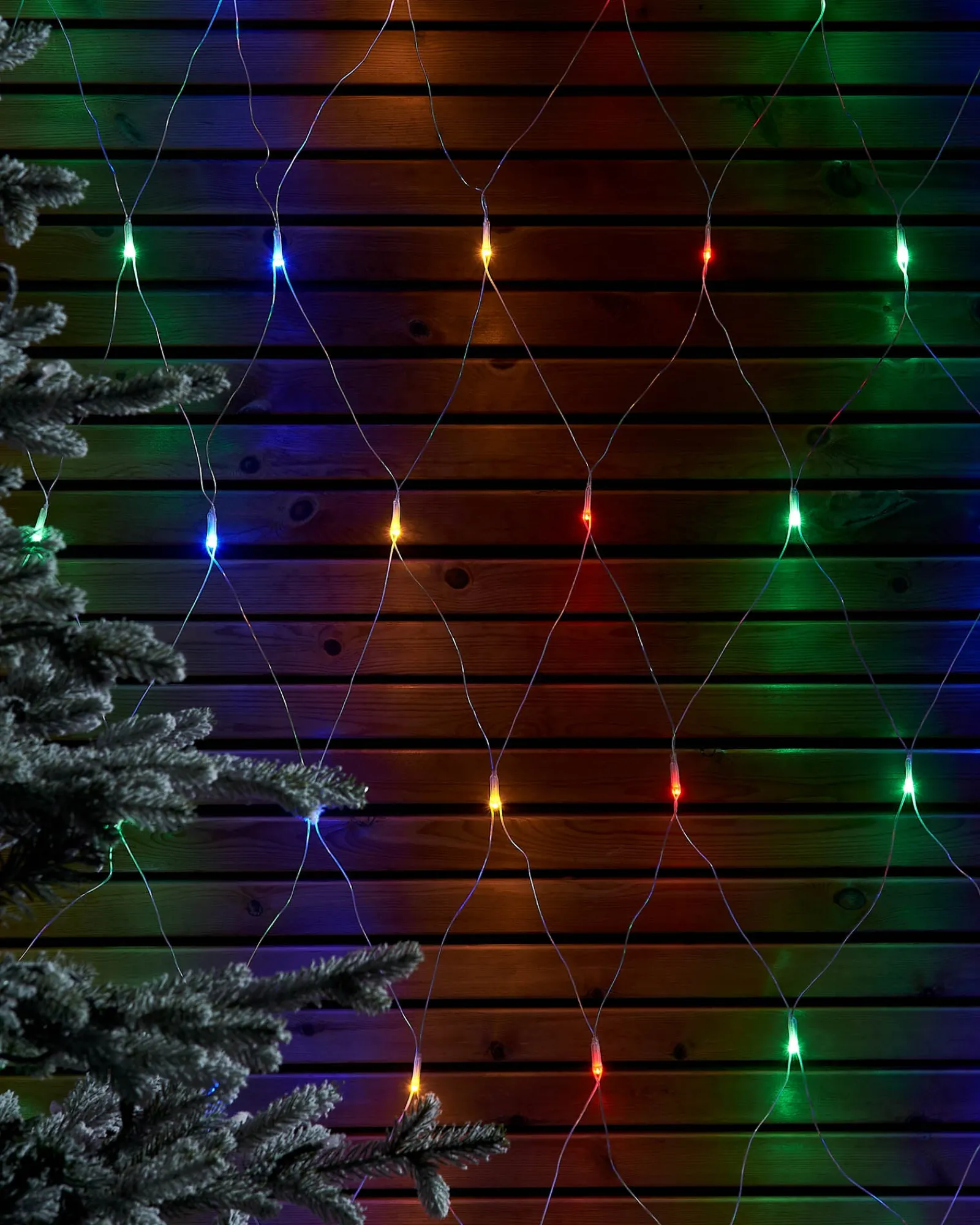 WeRChristmas LINK UP LED Net Lights, 2 M X 2 M, Multi Colour