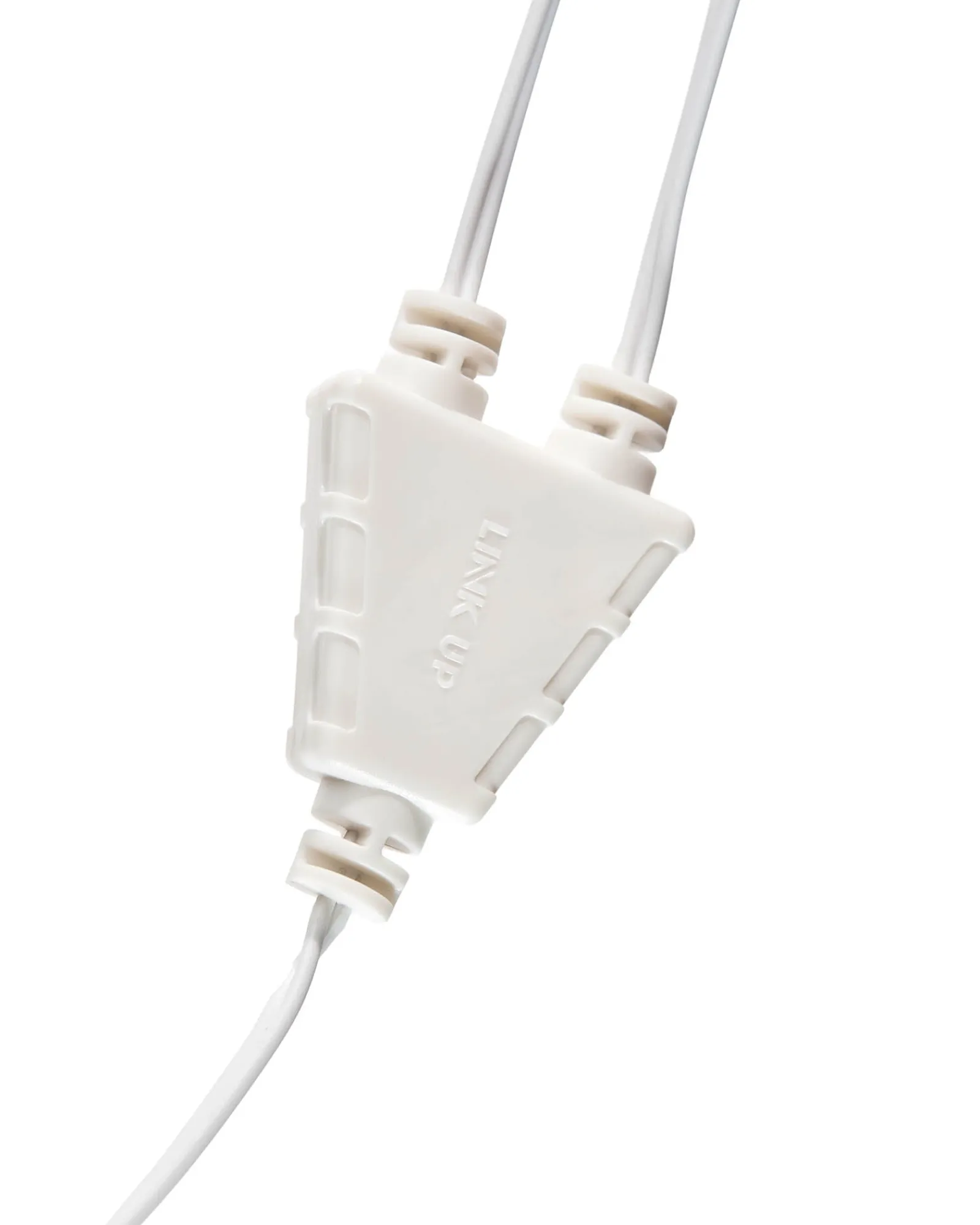 WeRChristmas LINK UP Y Cord Connector, Connectable, White Cable