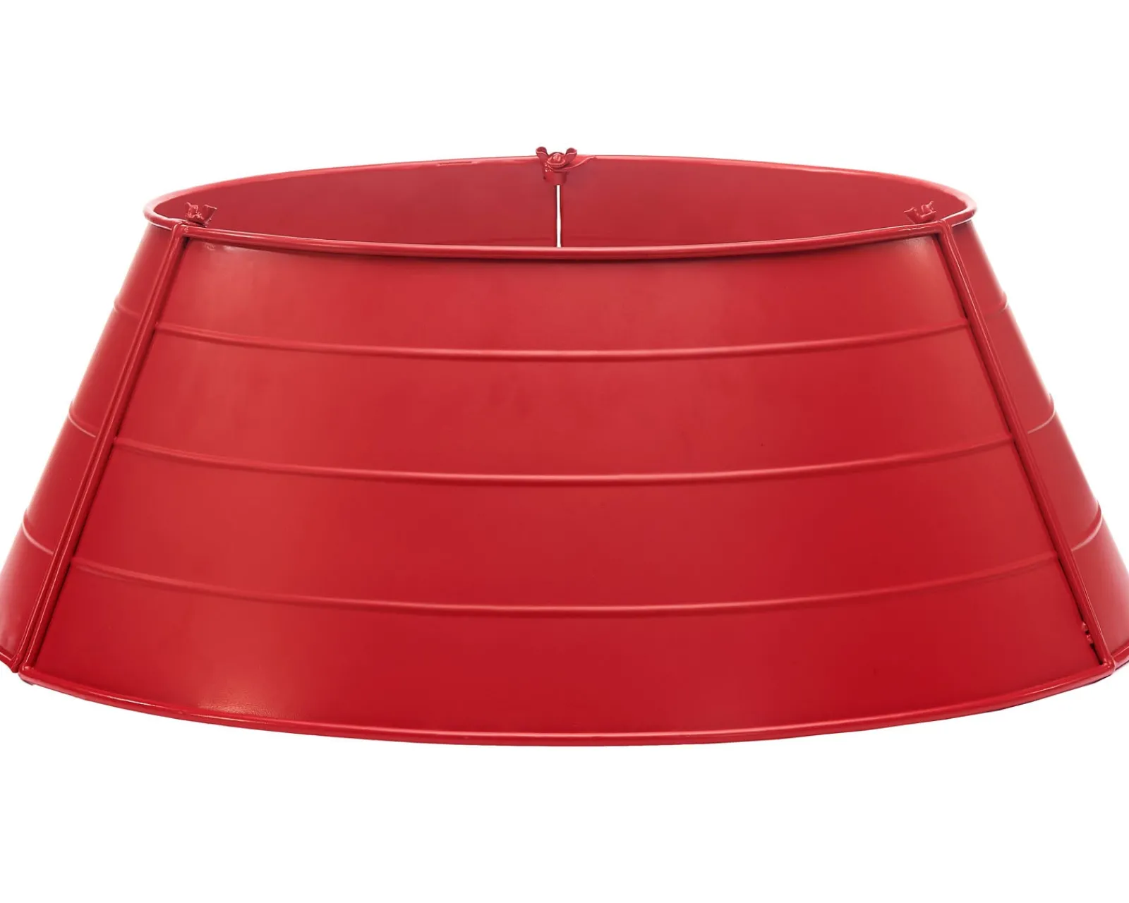 WeRChristmas Matt Metal Tree Collar, Red, 66 Cm