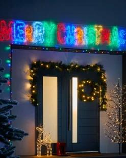 WeRChristmas Merry Christmas Rope Light Silhouette, 292 Cm