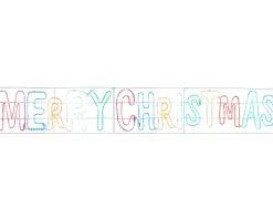 WeRChristmas Merry Christmas Rope Light Silhouette, 292 Cm