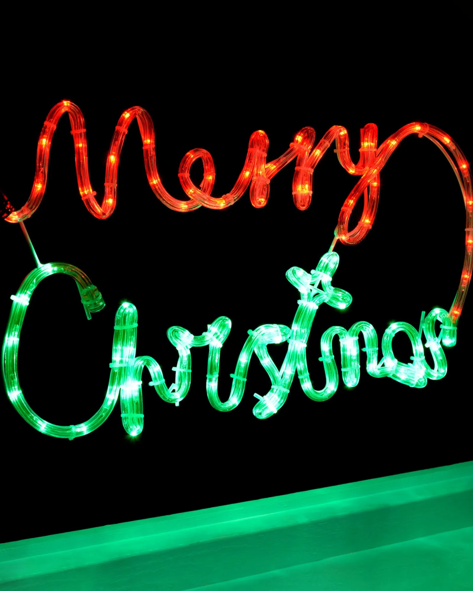 WeRChristmas Merry Christmas Rope Light Silhouette, 55 Cm