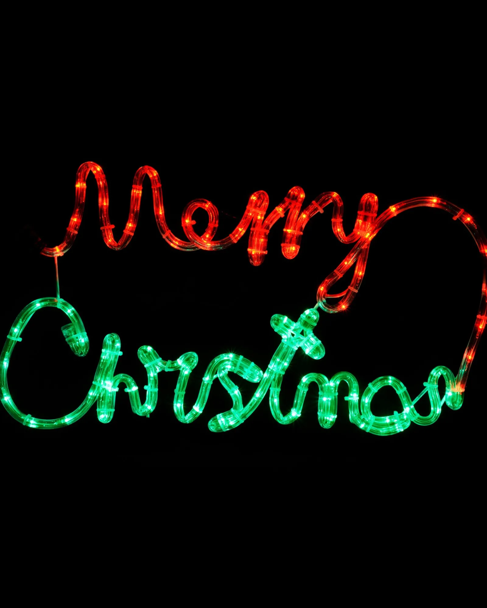 WeRChristmas Merry Christmas Rope Light Silhouette, 55 Cm