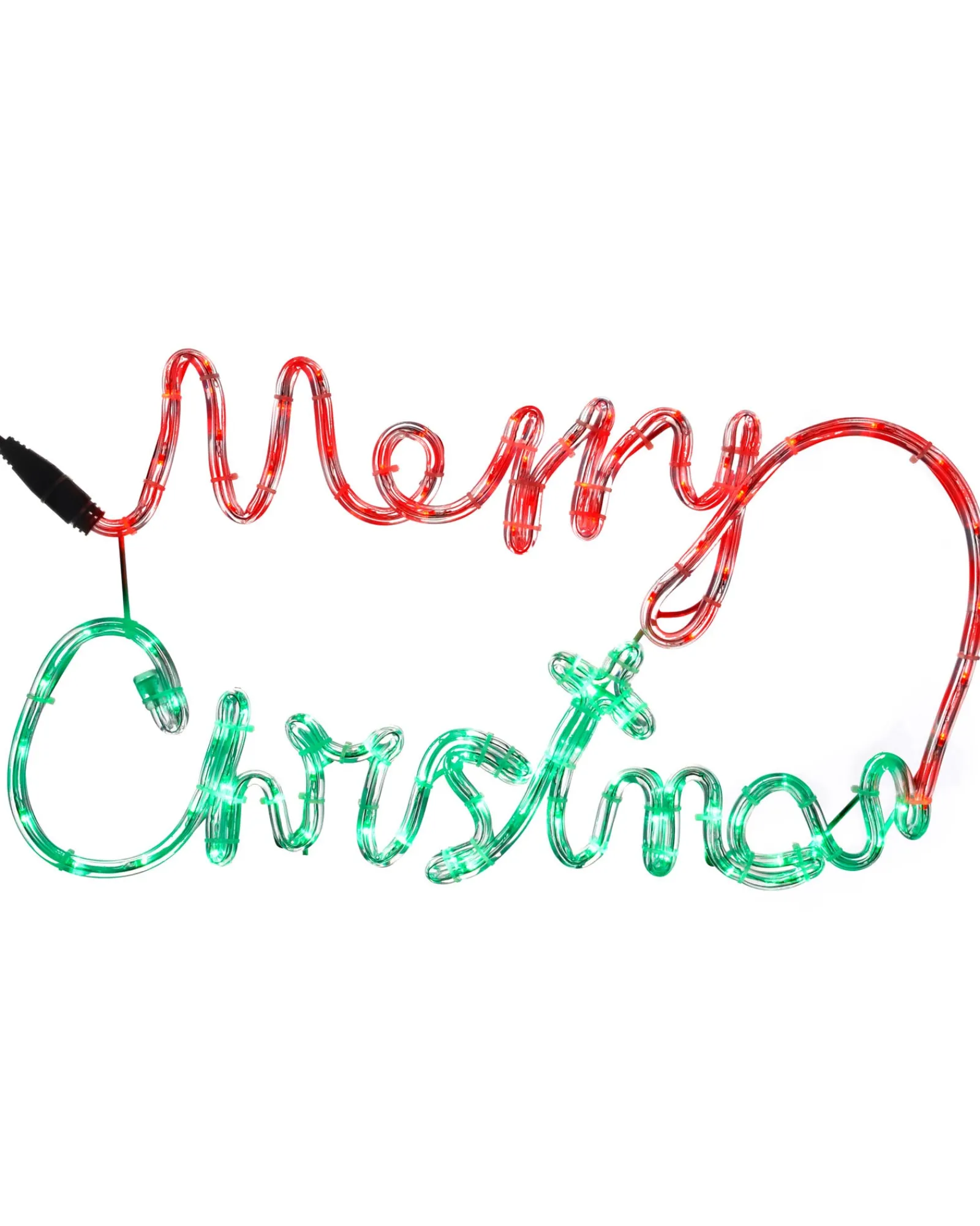 WeRChristmas Merry Christmas Rope Light Silhouette, 55 Cm