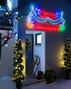 WeRChristmas Merry Christmas Rope Light Silhouette, 195 Cm