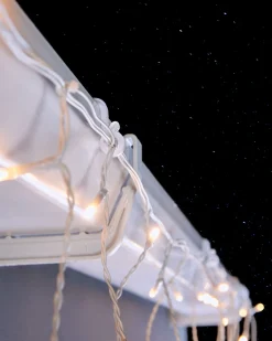 WeRChristmas Mini Gutter Hooks, White, Pack Of 36