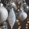WeRChristmas Moonbeam Glass Baubles, 20 Pack