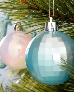 WeRChristmas Multi Blue Shatterproof Baubles Set, 50 Pack