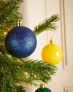 WeRChristmas Multi-Colour Shatterproof Bauble, 50 Pack