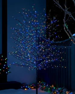 WeRChristmas Multi-Coloured Twig Tree, 6 Ft
