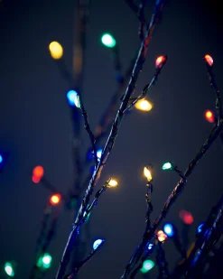 WeRChristmas Multi-Coloured Twig Tree, 6 Ft
