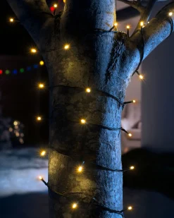 WeRChristmas Multi-Function 50 LED Connectable Light String, Warm White