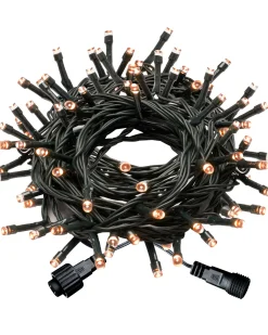 WeRChristmas Multi-Function 100 LED Connectable Light String, Warm White