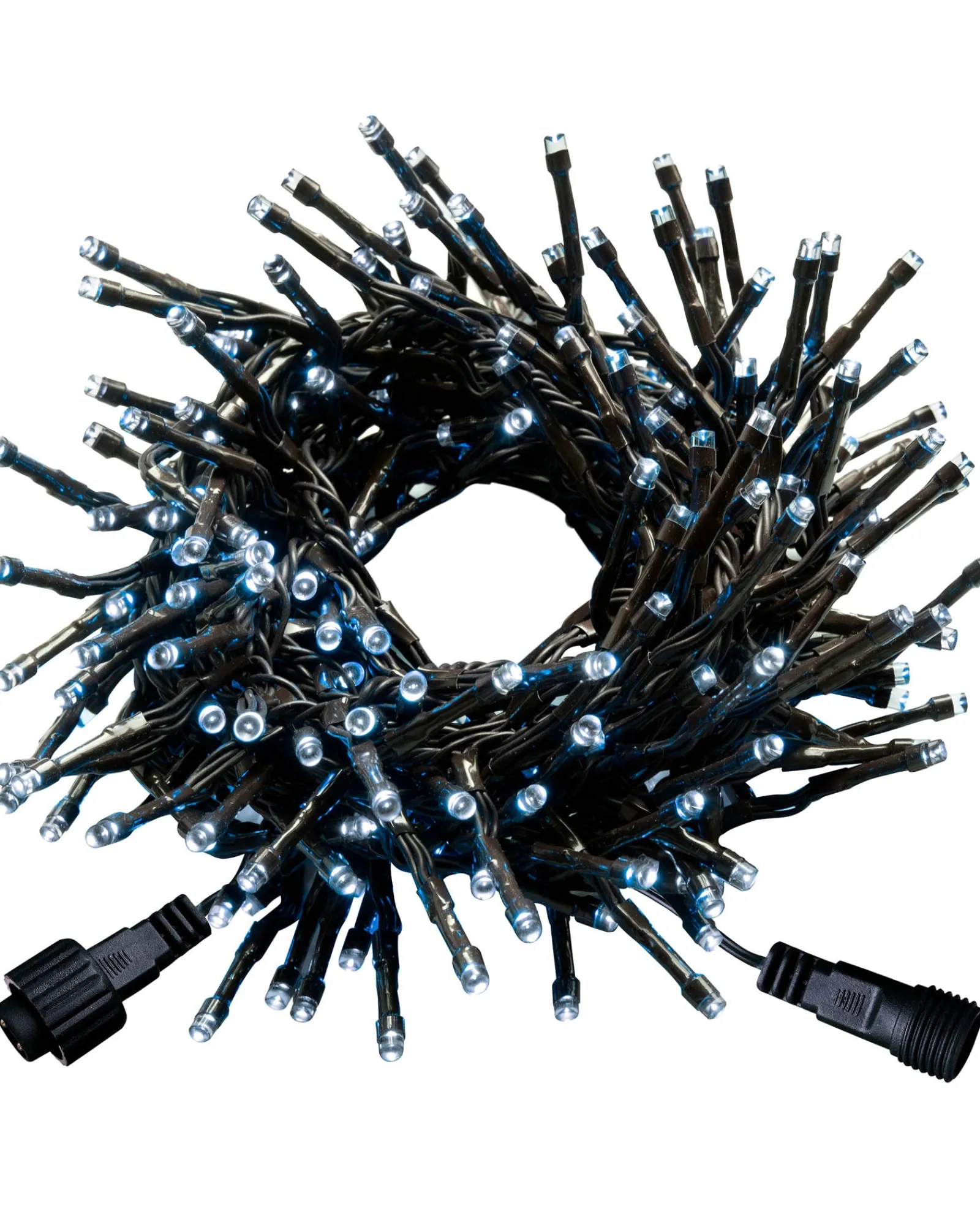 WeRChristmas Multi-Function 300 LED Connectable Cluster Light String, Bright White