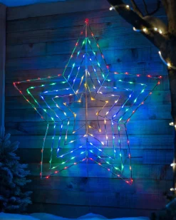 WeRChristmas Multi-Function Star Silhouette, 118 Cm