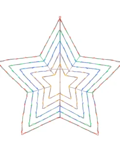 WeRChristmas Multi-Function Star Silhouette, 118 Cm