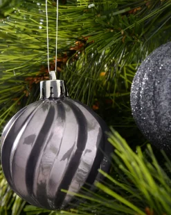 WeRChristmas Navy Shatterproof Baubles, 48 Pack, 6 Cm