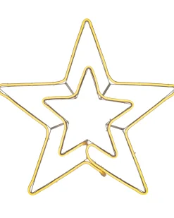 WeRChristmas Neon Star Rope Light Silhouette, 54 Cm